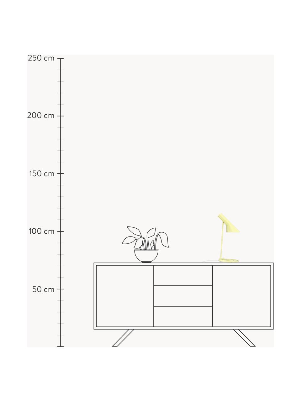 Bureaulamp AJ, verschillende formaten, Lamp: gecoat staal, Lichtgeel, Ø 25 x H 43 cm