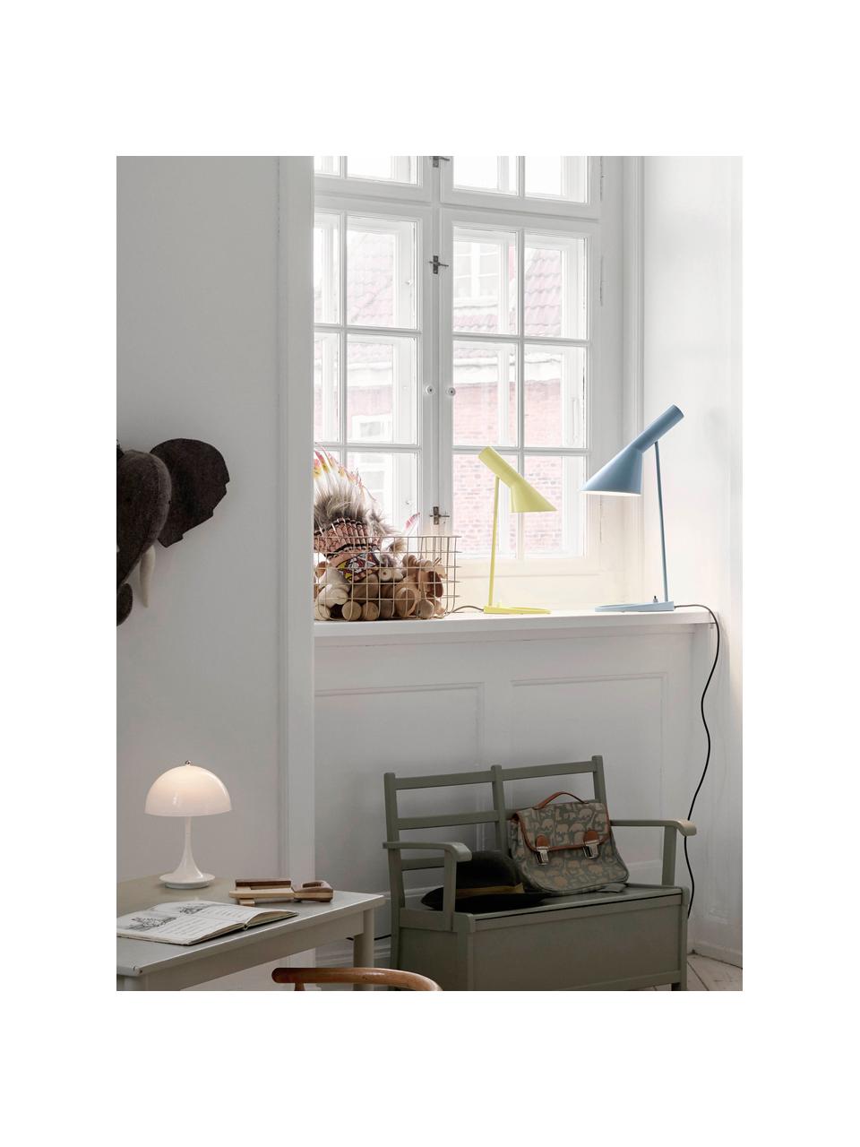 Lampe de bureau AJ, tailles variées, Jaune pâle, larg. 25 x haut. 43 cm