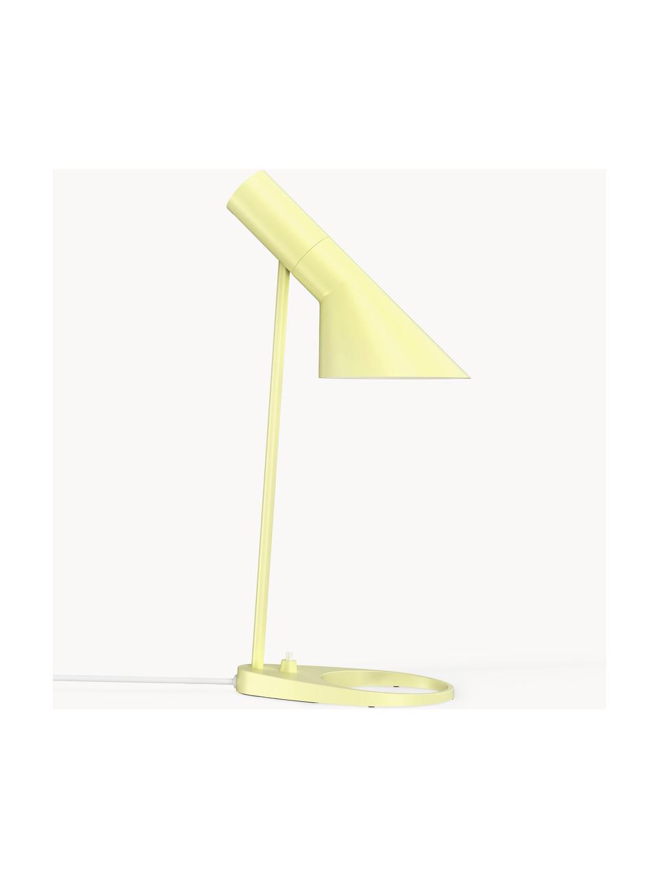 Lampe de bureau AJ, tailles variées, Jaune pâle, larg. 25 x haut. 43 cm