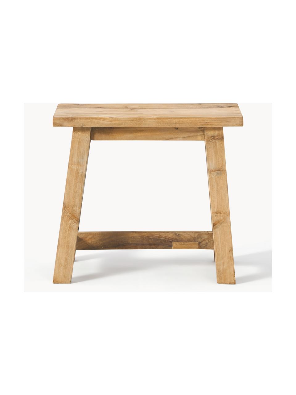 Stolička z teakového dřeva Lawas, Recyklované přírodní teakové dřevo

Tento produkt je vyroben z udržitelných zdrojů dřeva s certifikací FSC®., Teakové dřevo, Š 50 cm, V 46 cm