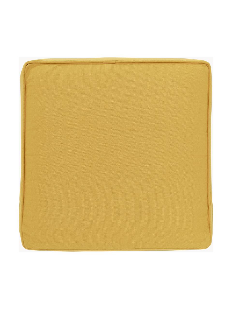 Cuscini sedia alti Zoey 2 pz, Rivestimento: 100% cotone, Giallo sole, Larg. 40 x Lung. 40 cm