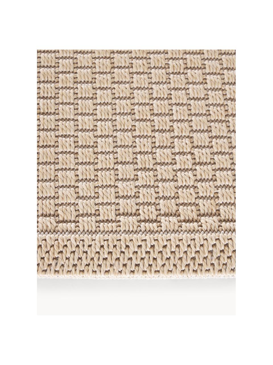 In- & outdoor loper Toronto, 100% polypropyleen, Beige, B 80 x L 200 cm