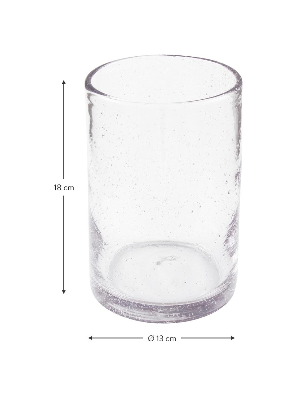 Glazen vaas Spring, Glas, Transparant, Ø 13 x H 18 cm