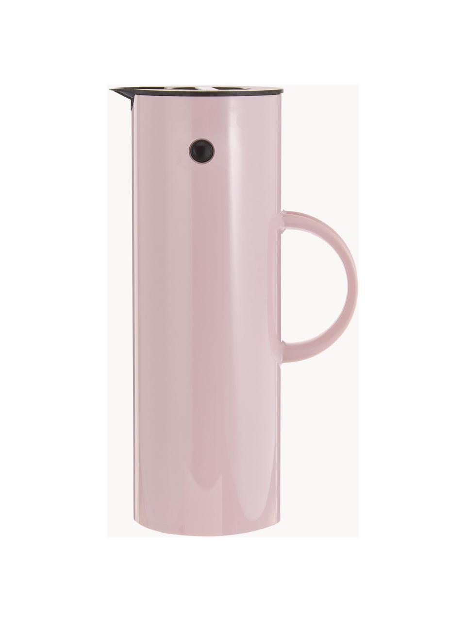 Pichet isotherme EM77, 1 L, Plastique ABS avec partie intérieure en verre, Rose, haute brillance, 1 L