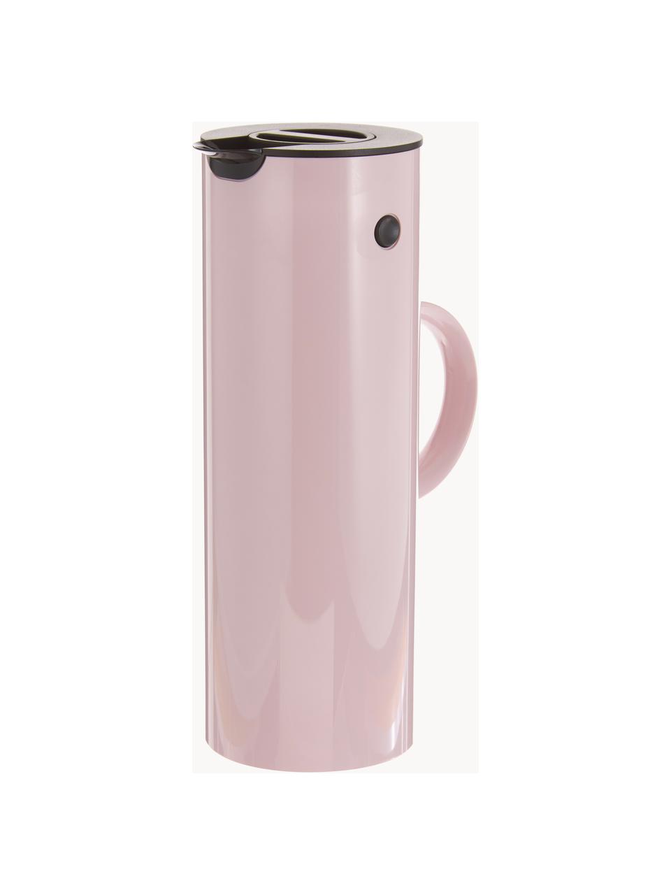 Pichet isotherme EM77, 1 L, Plastique ABS avec partie intérieure en verre, Rose, haute brillance, 1 L