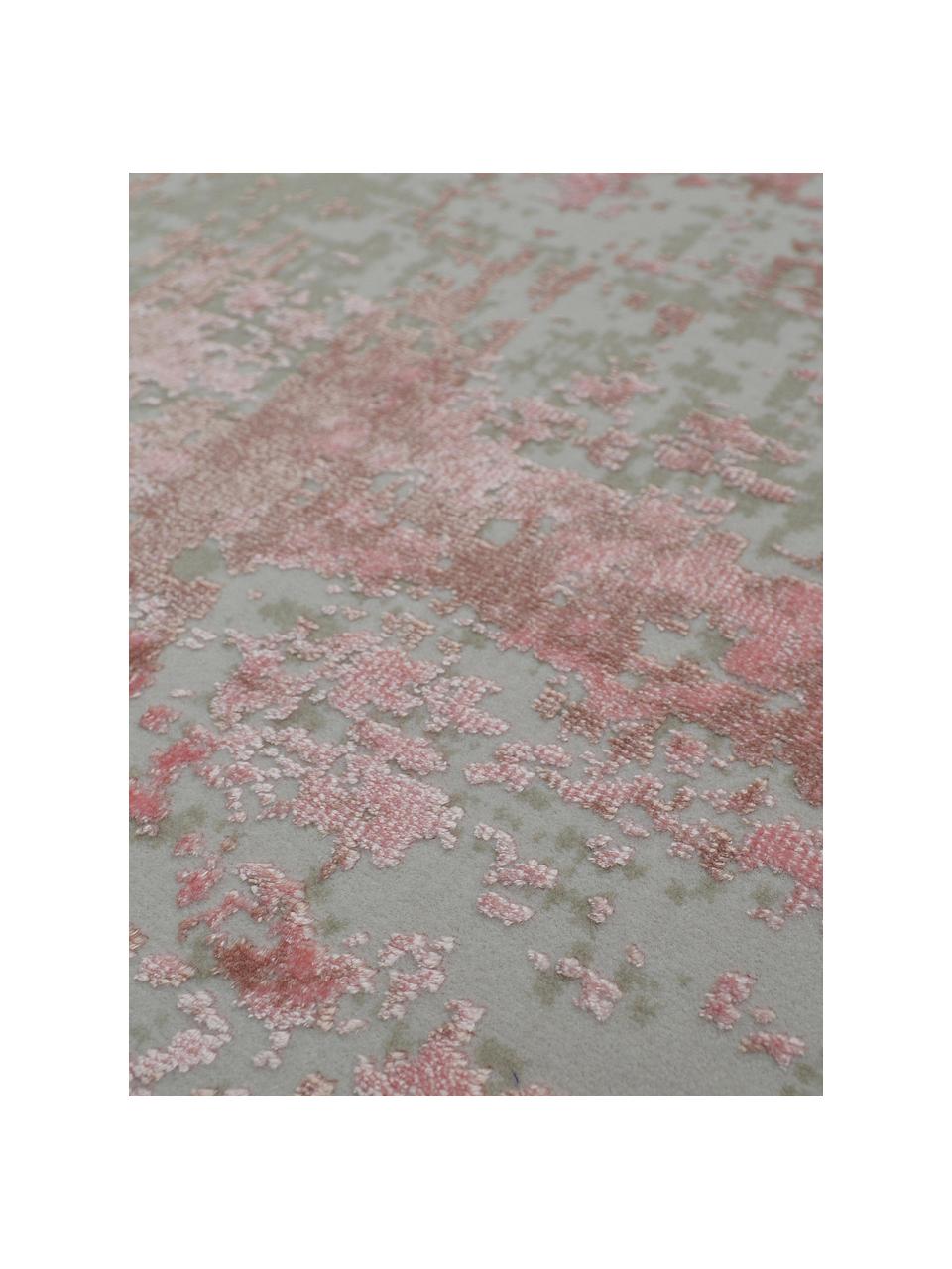 Tapis vintage gris rose Cordoba, Gris, tons roses