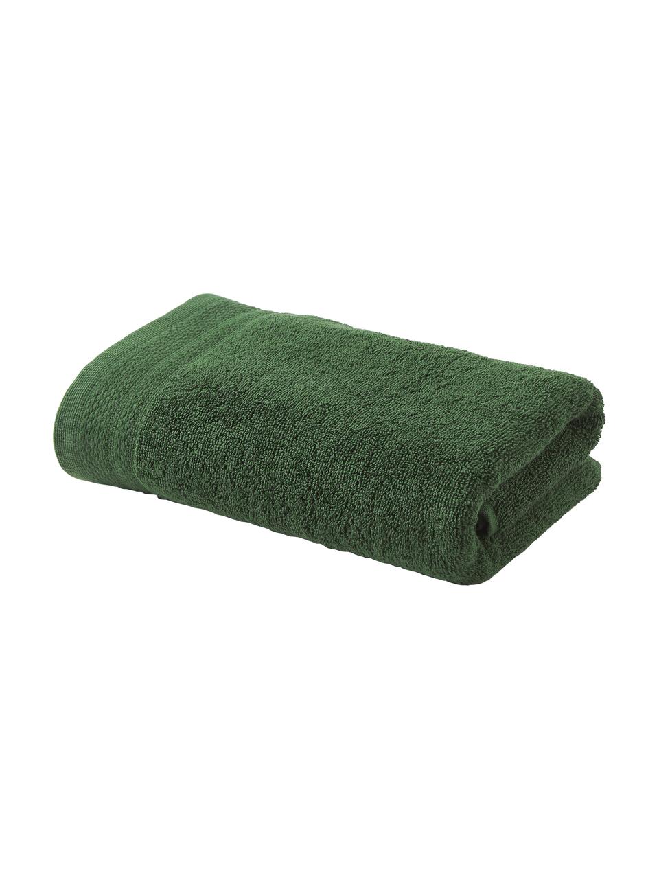 Handdoek Premium van biokatoen in verschillende formaten, 100% biokatoen, GOTS-gecertificeerd (van GCL International, GCL-300517)
Zware kwaliteit, 600 g/m², Groen, Handdoek, B 50 x L 100 cm