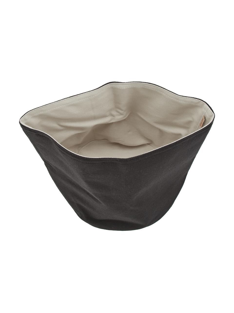 Panera de diseño Helga Duo, Algodón, Beige, negro, Ø 23 cm