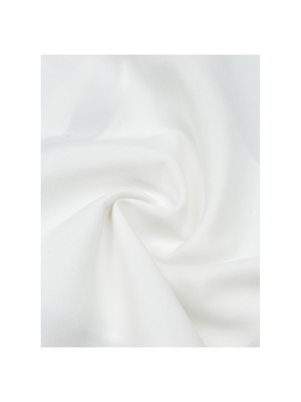 Kussenhoes Arte in zwart/wit, 100% polyester, Wit, zwart, B 45 x L 45 cm