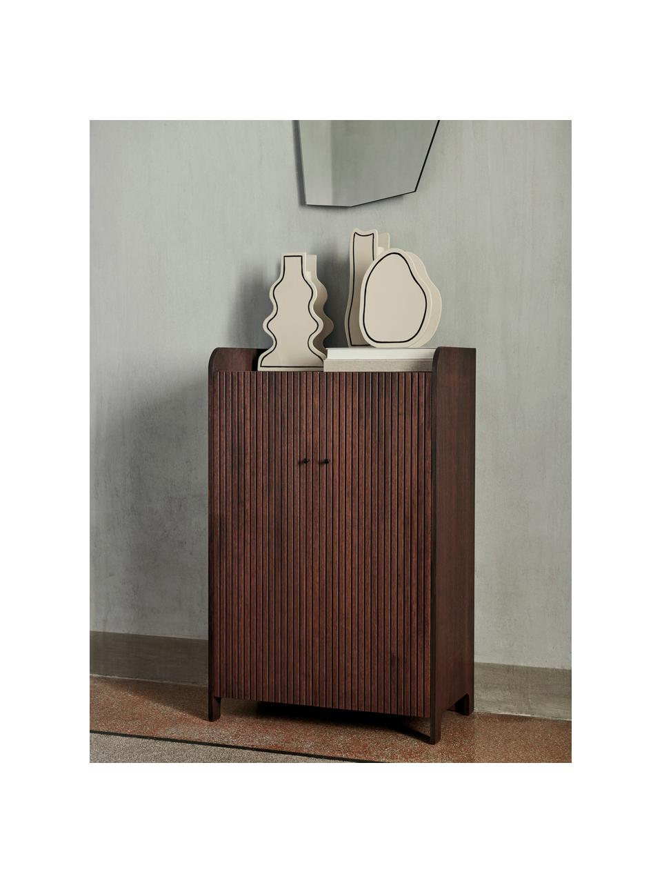 Credenza alta Sill, Pannello di fibra a media densità (MDF) con finitura in legno di quercia

Questo prodotto è realizzato con legno di provenienza sostenibile e certificato FSC®, Legno di quercia scuro, Larg. 70 x Alt. 110 cm