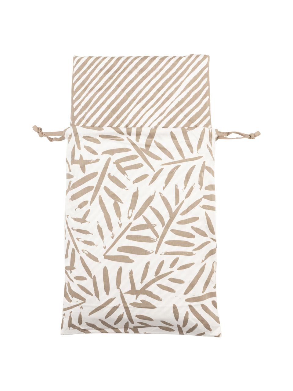 Alfombra de juegos reversible Tan, Funda: 100% algodón, Marrón, blanco, An 120 x L 120 cm