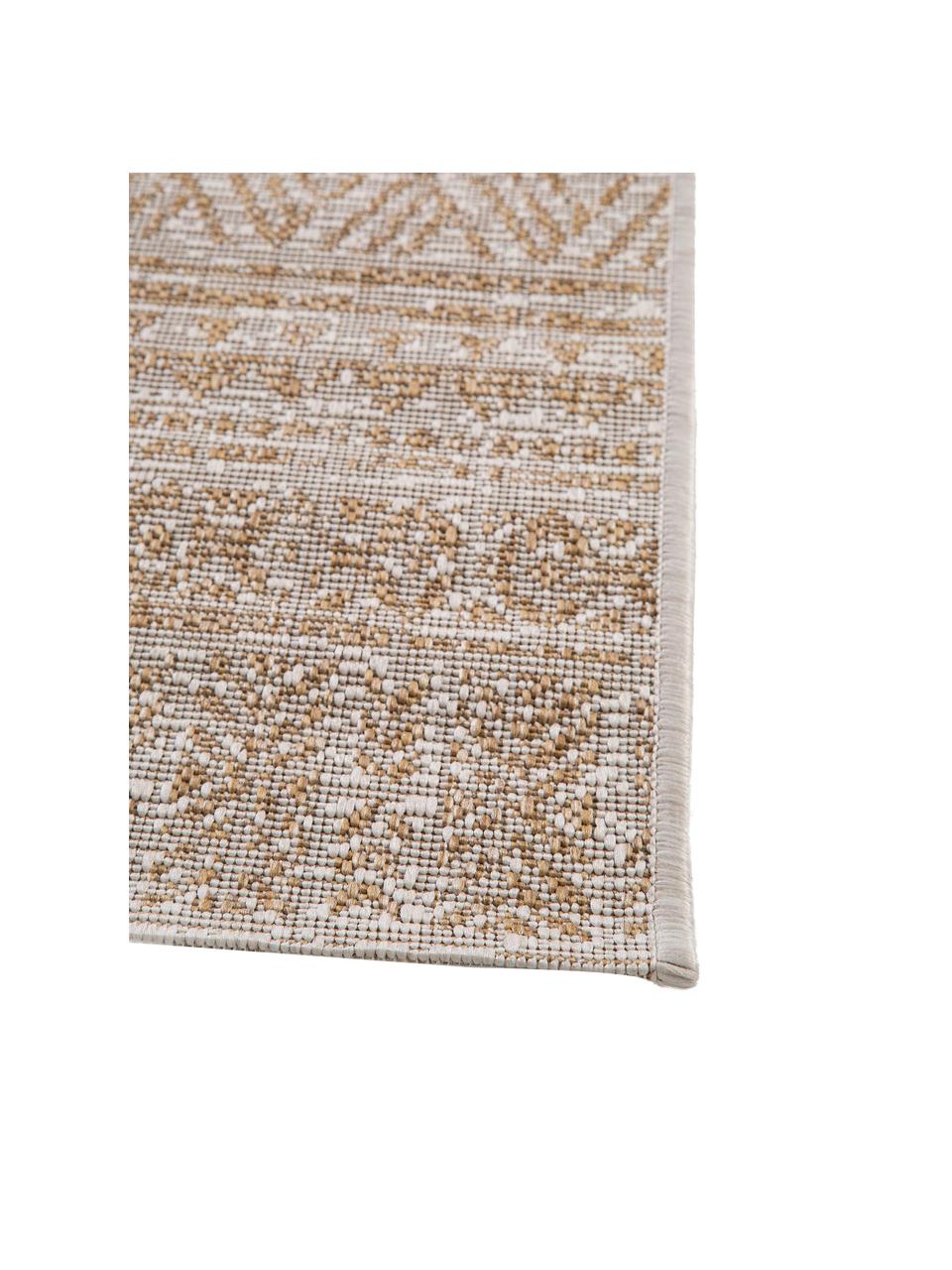 In- & Outdoor-Läufer Cleo mit Ethno-Muster, 90% Polypropylen, 10% Polyester, Beige, Brauntöne, B 80 x L 240 cm