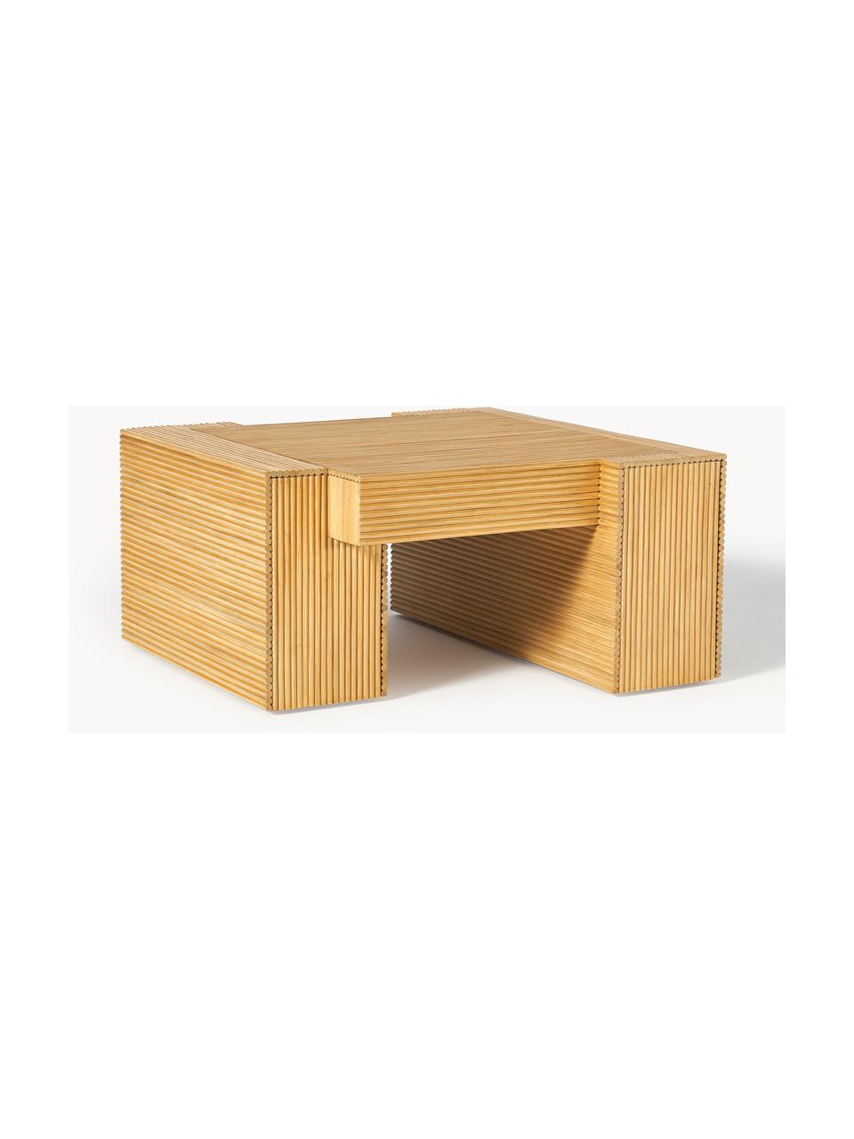 Mesa de centro Elian, Madera de caoba, An 70 x F 70 cm