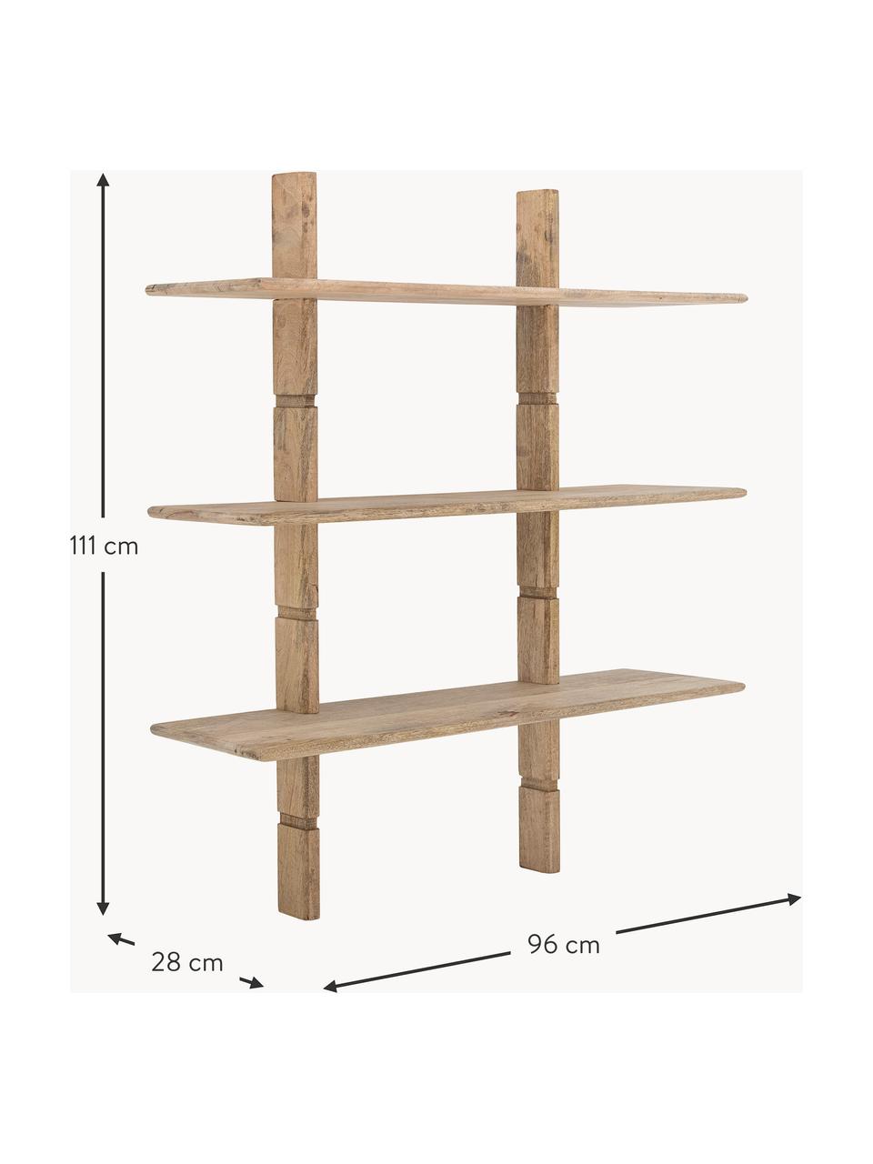 Estante de pared infantil de madera de mango Millian, Madera de mango, Madera de mango, An 96 x Al 111 cm