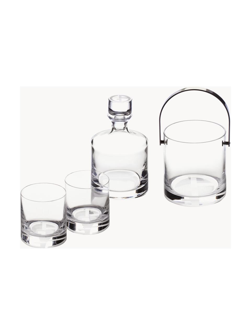 Křišťálové sklenice na whisky Corelli, 6 ks, Křišťálové sklo, Transparentní, Ø 9 cm, V 10 cm