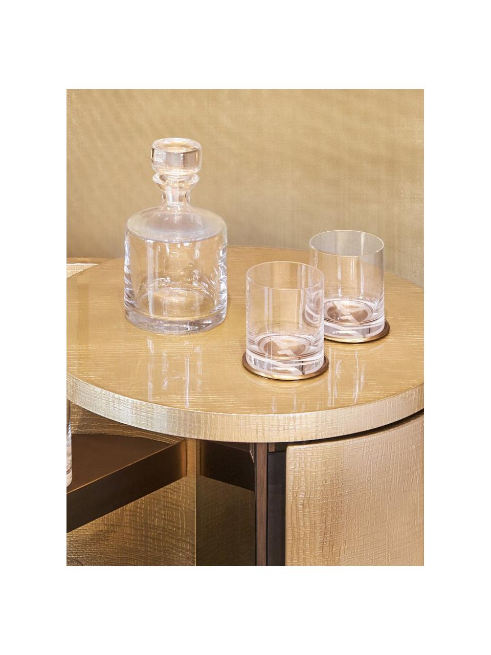 Kristall-Whiskygläser Corelli, 6 Stück, Kristallglas, Transparent, Ø 9 x H 10 cm