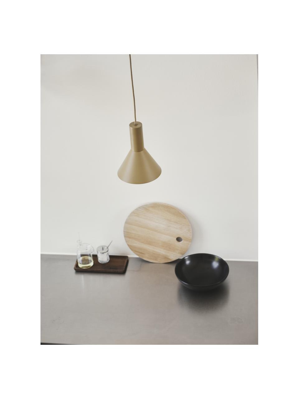 Lampa wisząca Lyss, Khaki, Ø 18 x W 23 cm