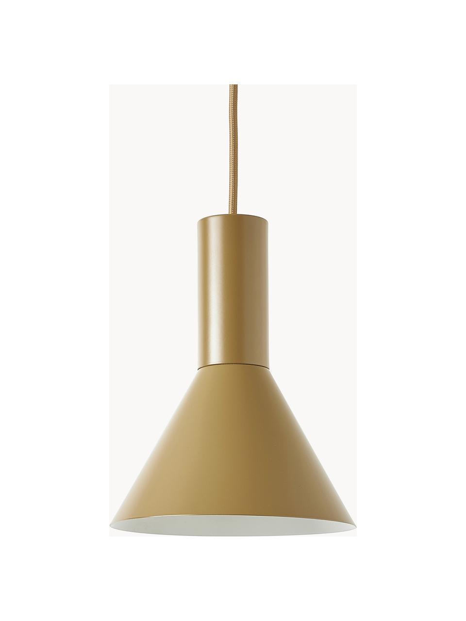 Kleine design hanglamp Lyss, Olijfgroen, Ø 18 x H 23 cm