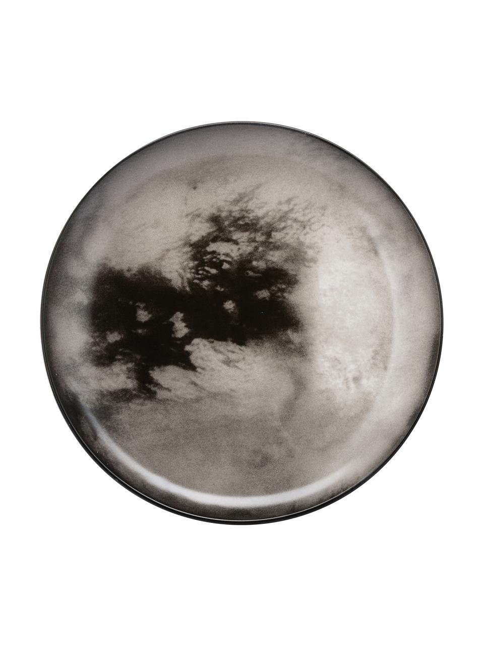 Speiseteller Cosmic Diner Titan, Porzellan, Grau, Ø 26 cm