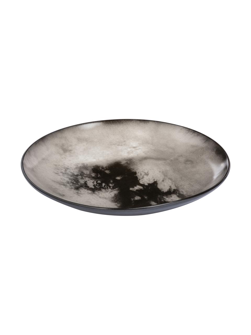 Speiseteller Cosmic Diner Titan, Porzellan, Grau, Ø 26 cm