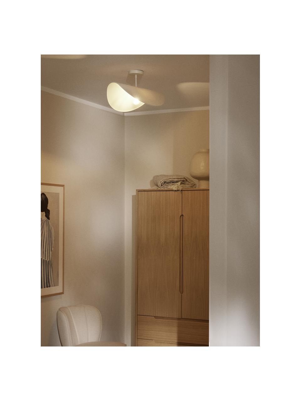 Dizajnové stropné svietidlo Kenzie, Svetlobéžová, Š 55 x V 29 cm