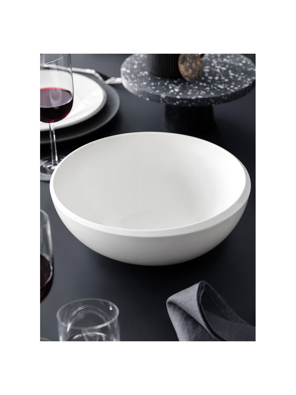 Bol porcelaine blanche New Moon, Ø 29 cm, Blanc