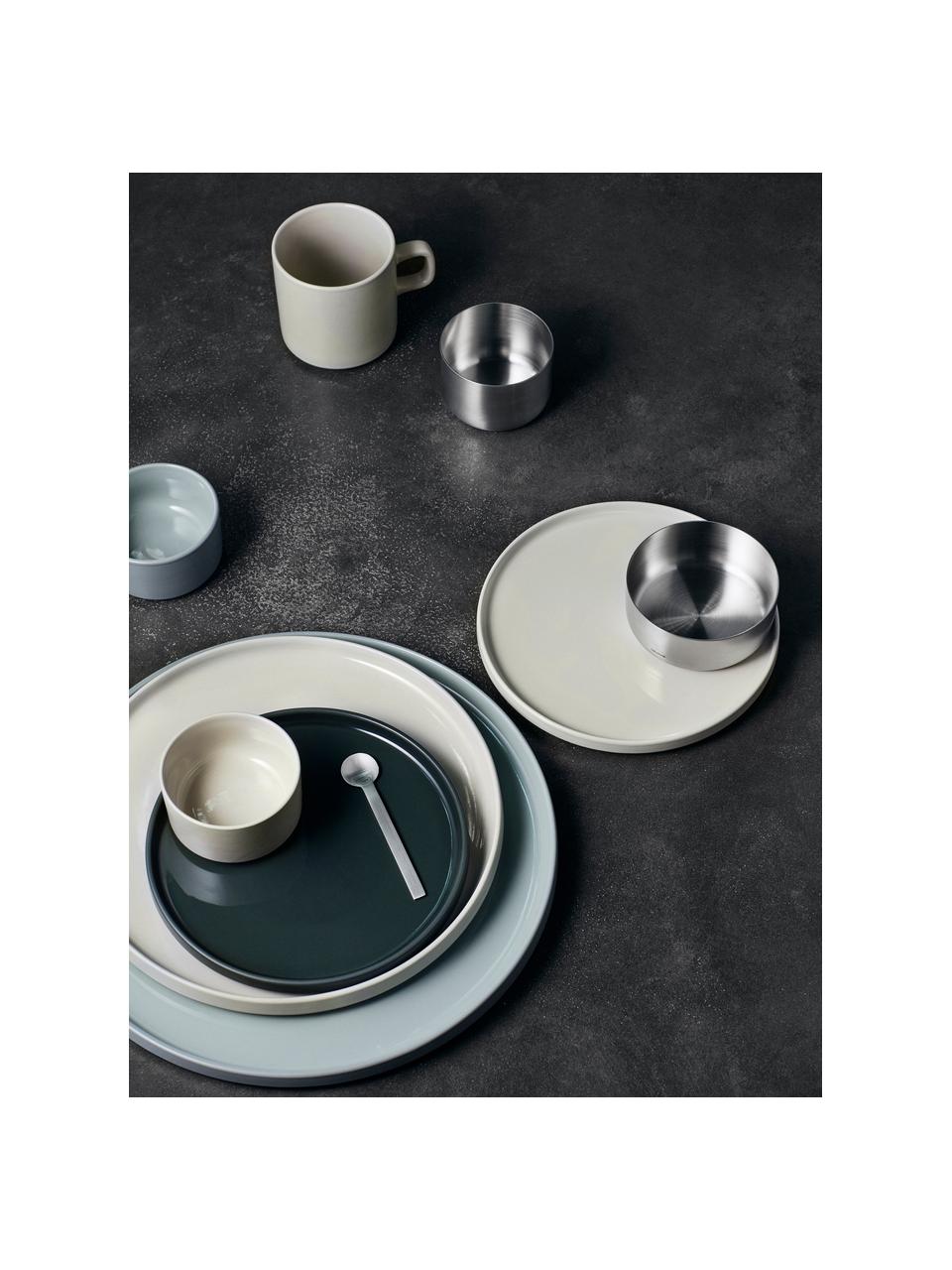 Filiżanka do kawy Pilar, 6 szt., Ceramika, Kremowobiały, Ø 9 x W 9 cm, 250 ml