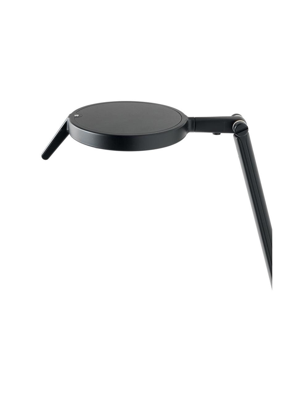 Dimbare Aledin Tec LED bureaulamp, uitschuifbaar, Lamp: geverfd polycarbonaat, ge, Zwart, Ø 21 x H 48 cm