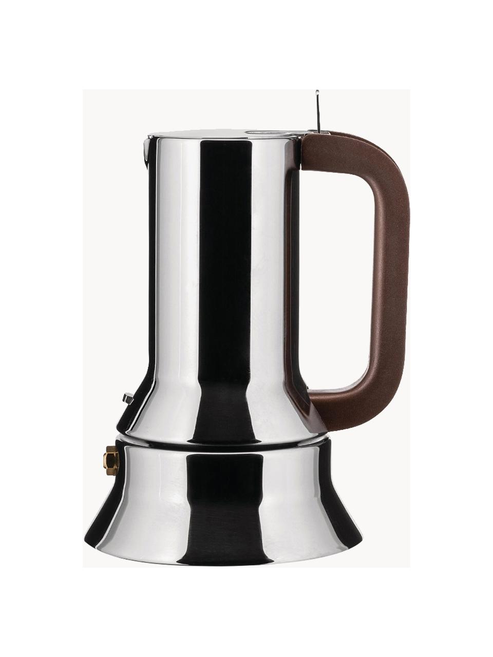 Kávovar na jeden šálek 9090, Stříbrná, tmavě hnědá, Ø 10 cm, V 15 cm