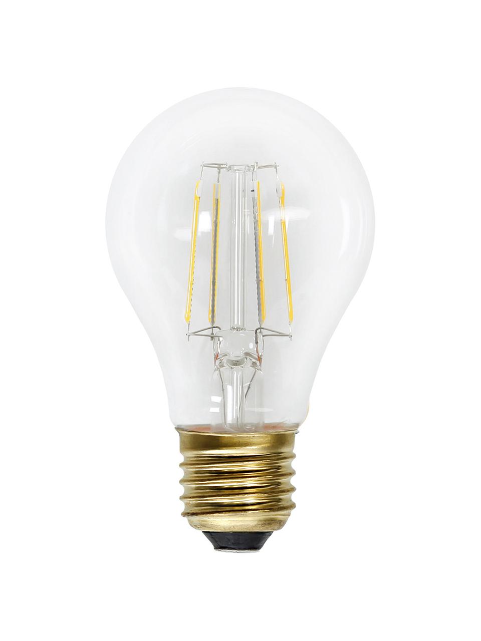 Bombilla LED Airtight Four (E27/2,3W), Ampolla: vidrio, Casquillo: Latón, Transparente, latón, Ø 6 x Al 11 cm