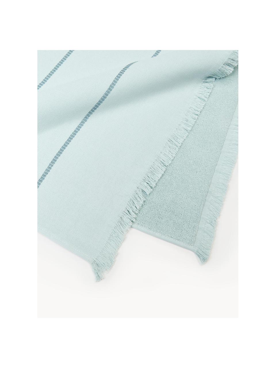 Ręcznik plażowy Elana, Jasny niebieski, niebieski, S 100 x D 180 cm