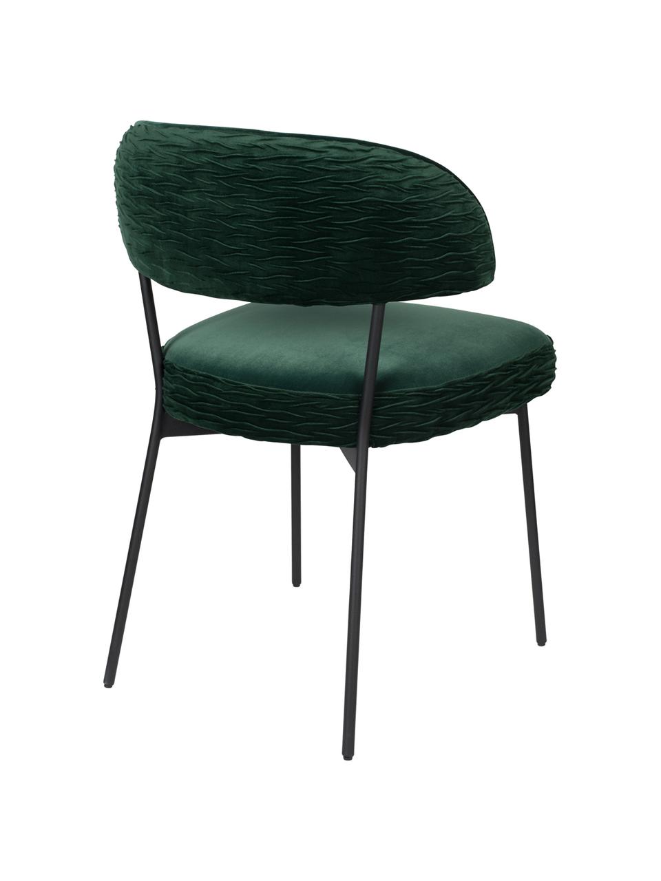 Chaise velours rembourré The Winner Takes It All, Vert