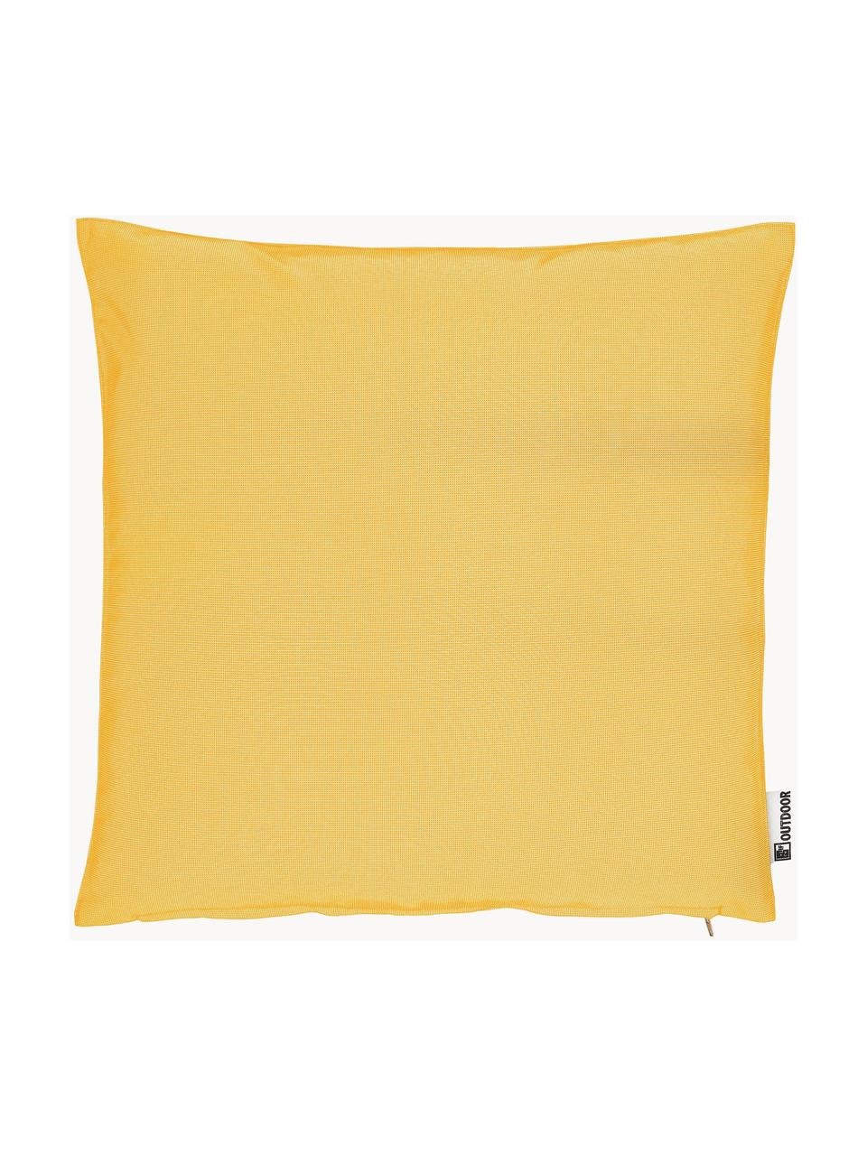 Dwukolorowa poduszka zewnętrzna St. Maxime, Żółty, S 47 x D 47 cm