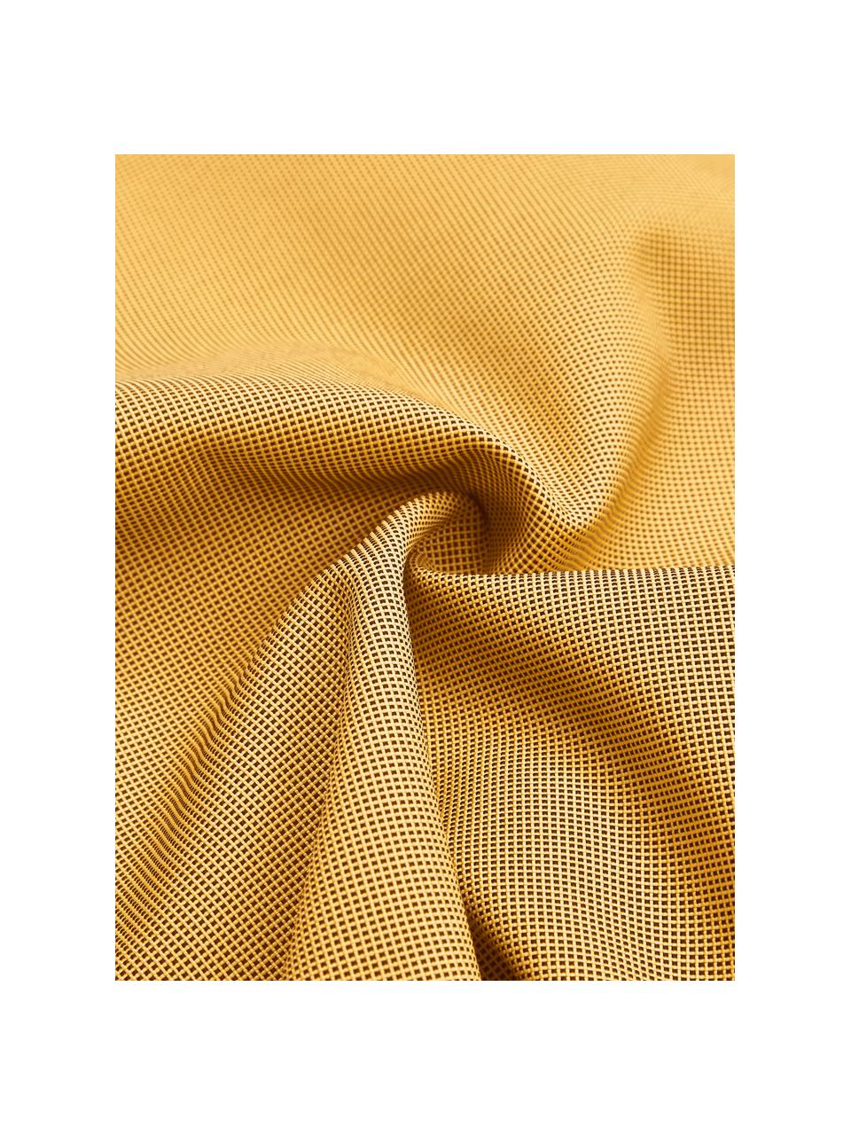 Dvojfarebne tkaný vankúš do exteriéru St. Maxime, Žltá, Š 47 x D 47 cm