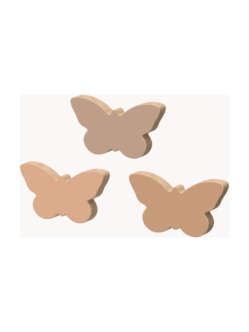 Handgefertigte Wandhaken Butterfly aus Buchenholz, 3er-Set, Buchenholz, lackiert

Dieses Produkt wird aus nachhaltig gewonnenem, FSC®-zertifiziertem Holz gefertigt., Beigetöne, Buchenholz, B 11 x H 6 cm