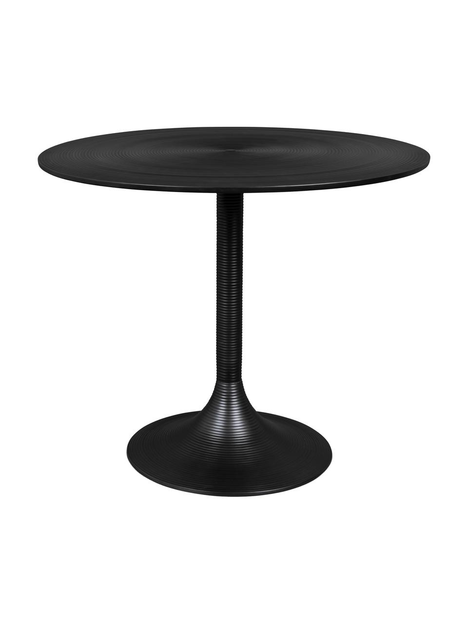 Kulatý jídelní stůl Hypnotising, Ø 92 cm, Černá