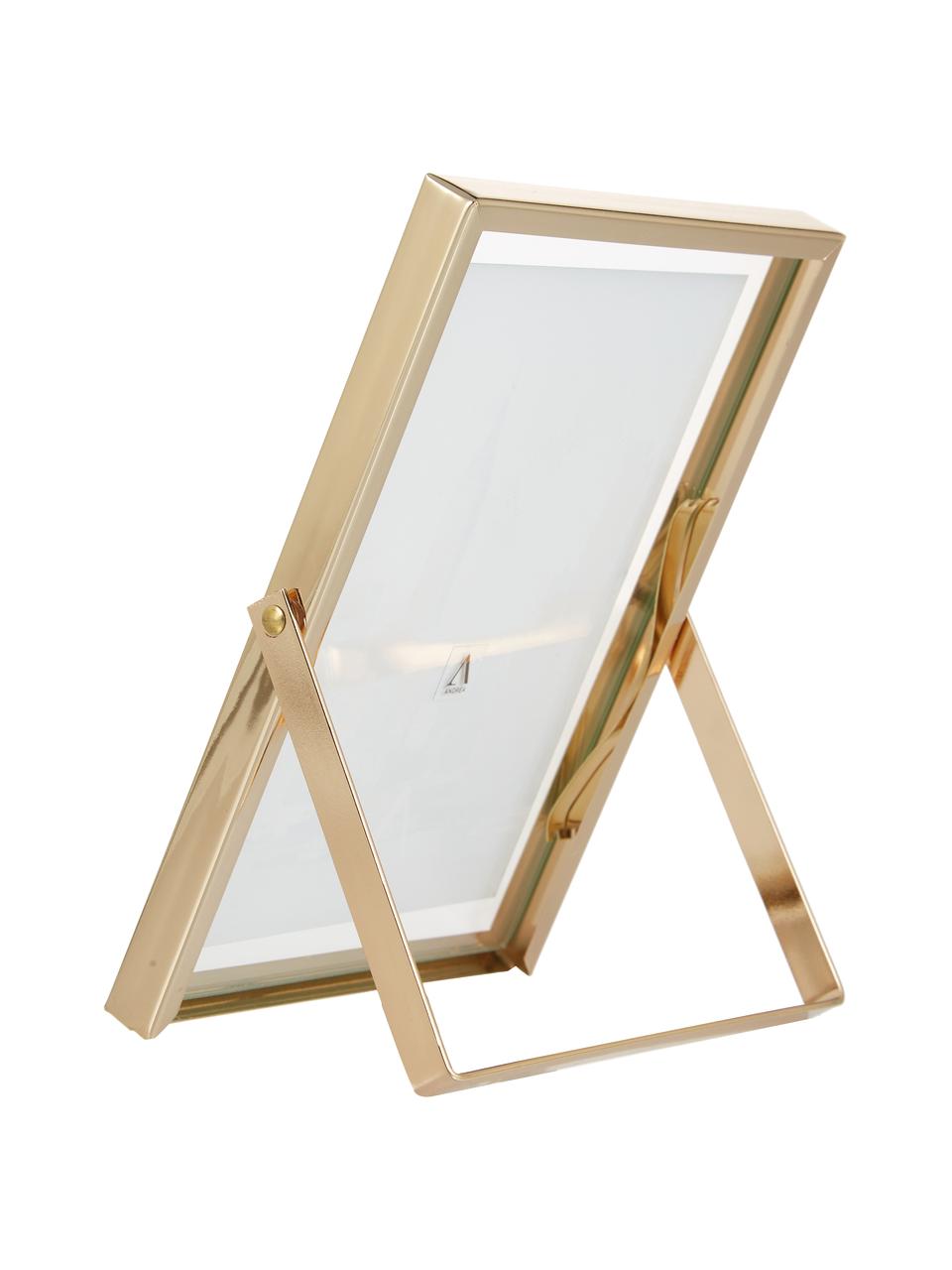 Bilderrahmen Marco, Rahmen: Metall, Front: Glas, Goldfarben, 13 x 18 cm