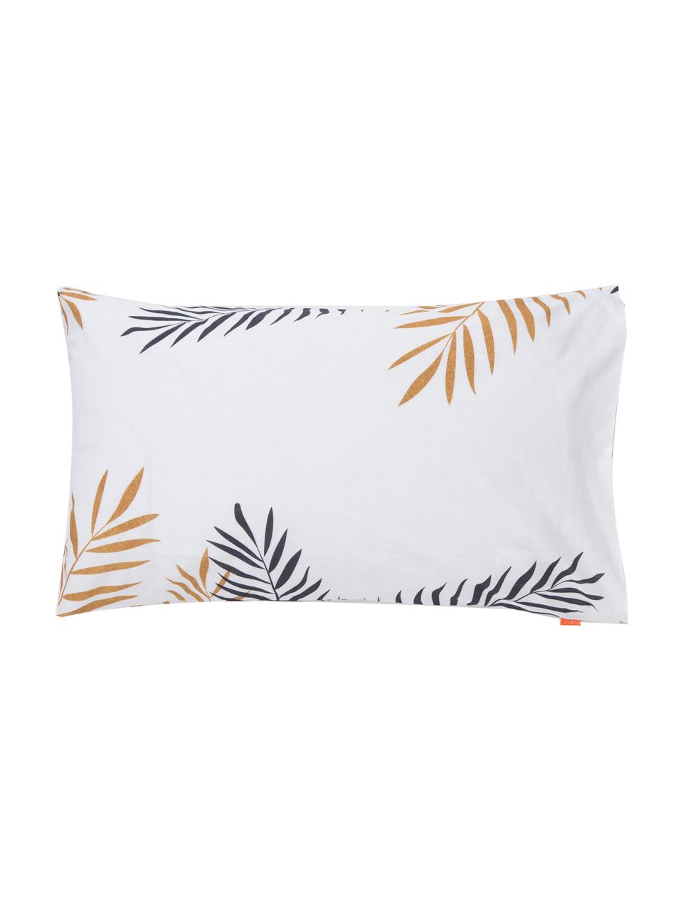 Fundas de almohada Foliage, 2 uds., 50 x 75 cm, 100% algodón
El algodón da una sensación agradable y suave en la piel, absorbe bien la humedad y es adecuado para personas alérgicas, Blanco, negro, mostaza, An 50 x L 75 cm