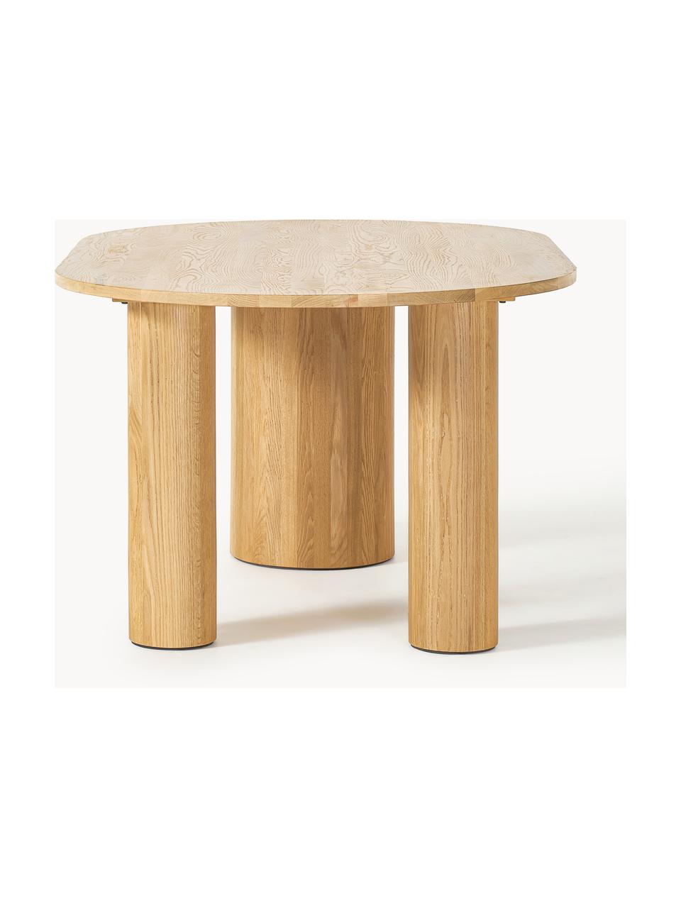 Stół do jadalni z drewna dębowego Dunia, 180 x 110 cm, Lite drewno dębowe olejowane 

Ten produkt jest wykonany z drewna pochodzącego ze zrównoważonych upraw, które posiada certyfikat FSC®., Drewno dębowe olejowane na jasno, S 180 x G 110 cm