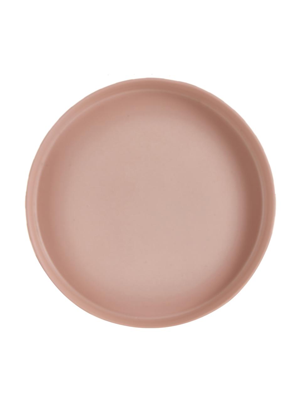Półmisek z ceramiki Toppu, Ceramika, Karmelowy brązowy, blady różowy, Ø 20 x W 9 cm