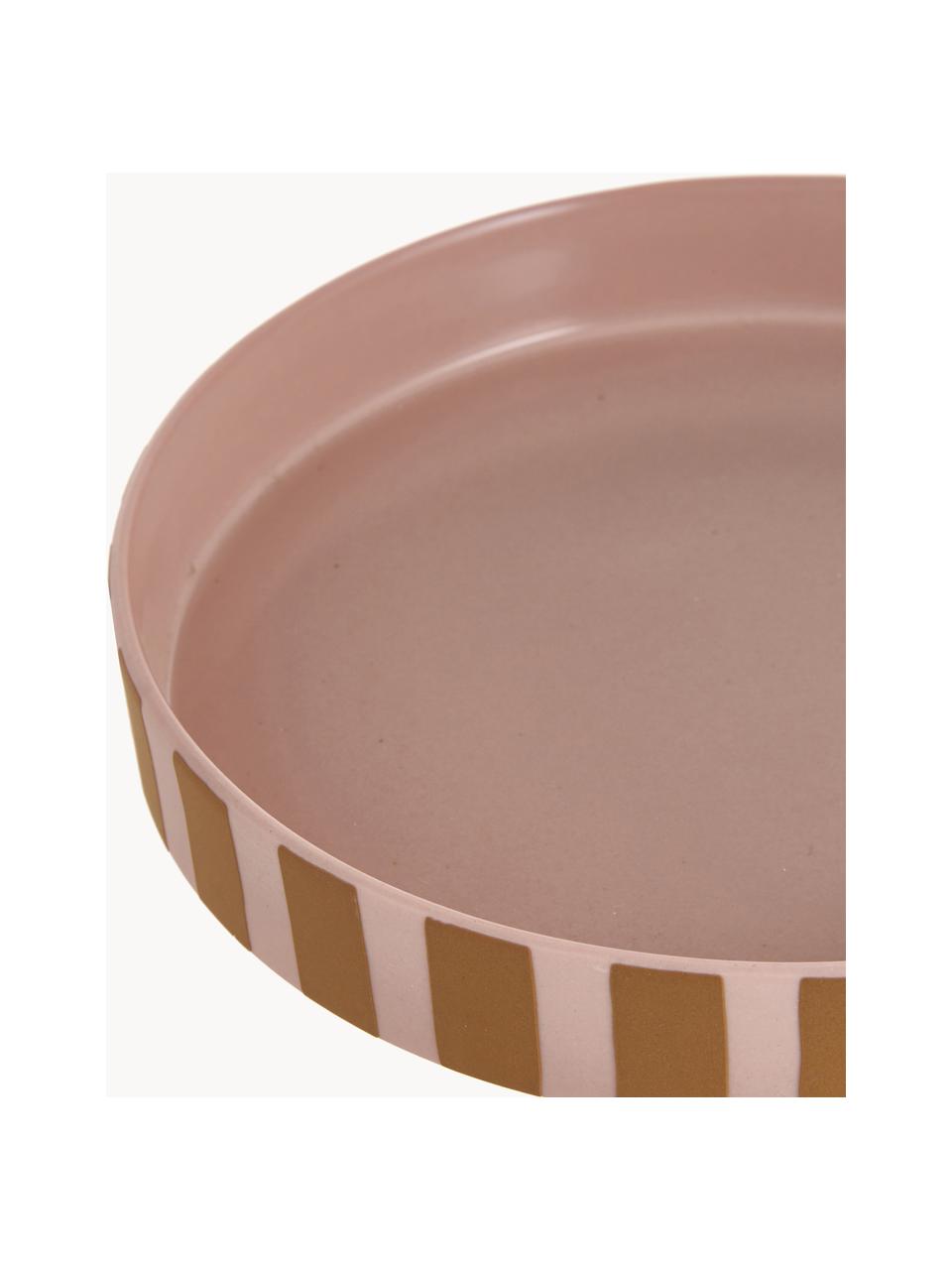 Plat à gâteaux en céramique Toppu, Céramique, Rose pâle, terracotta, Ø 20 x haut. 9 cm