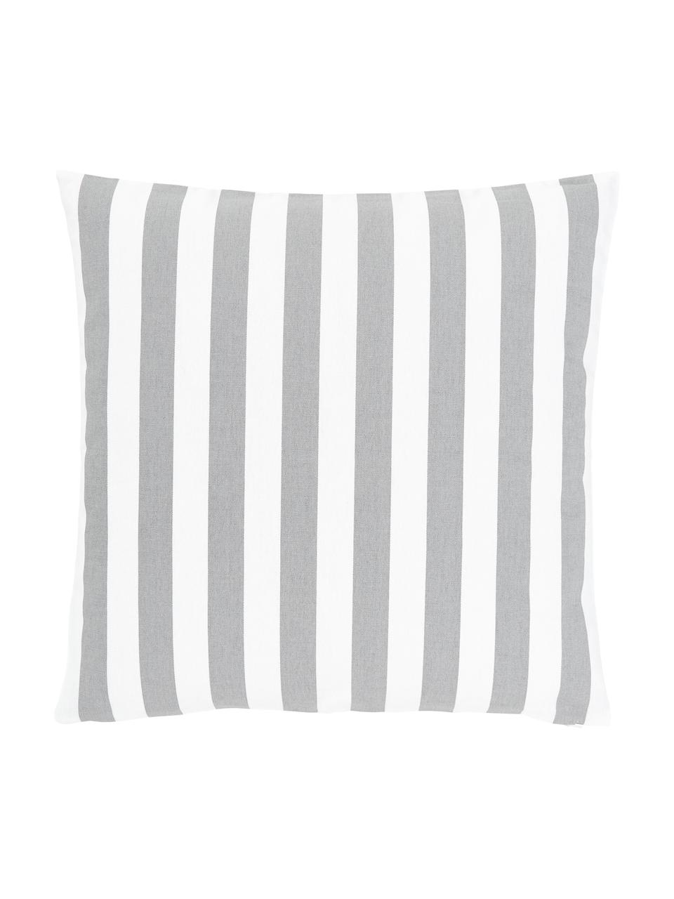 Housse de coussin rayures grises Timon, Gris