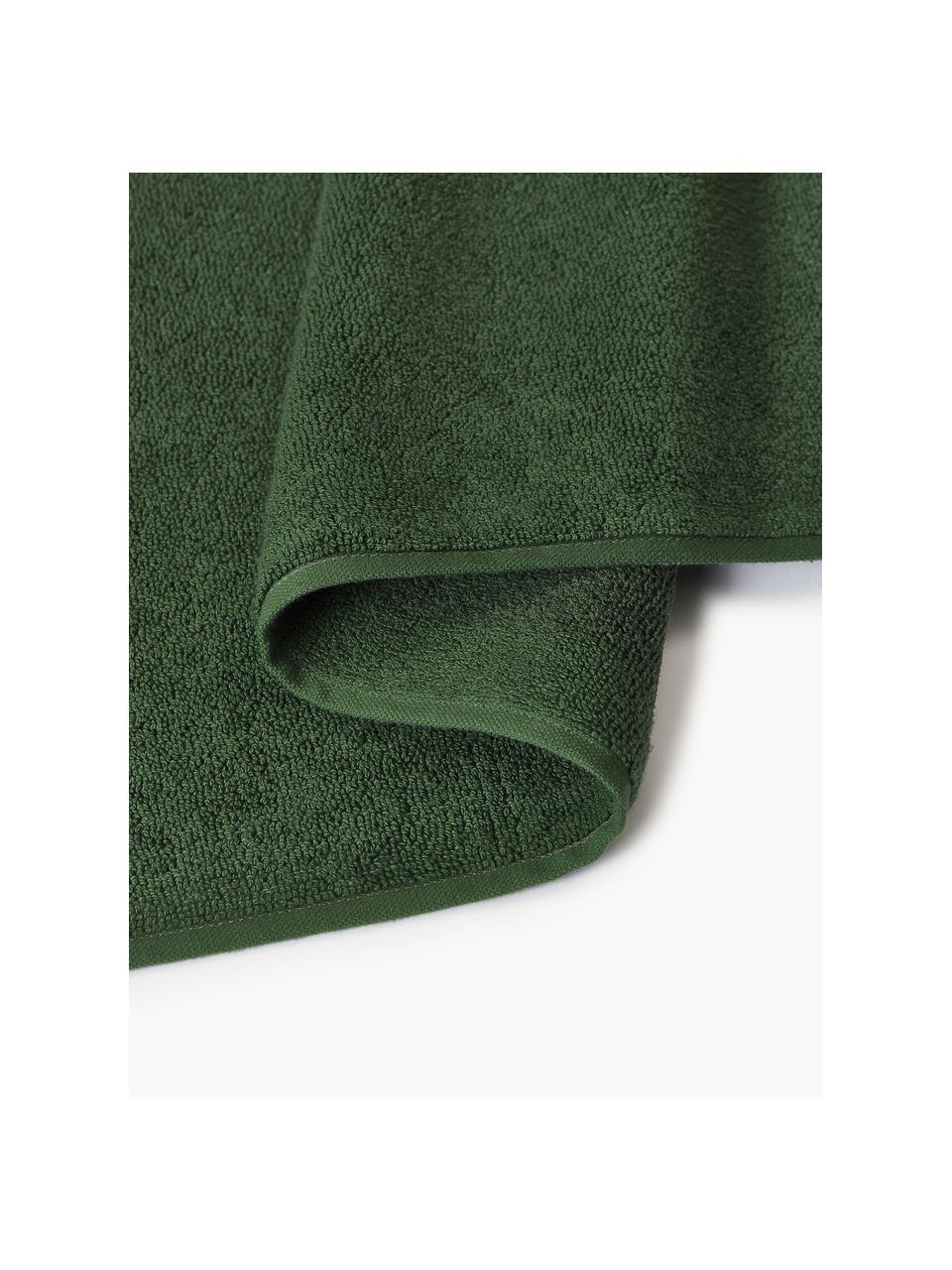 Dywanik łazienkowy z bawełny organicznej Premium, antypoślizgowy, Zielony, S 50 x D 70 cm