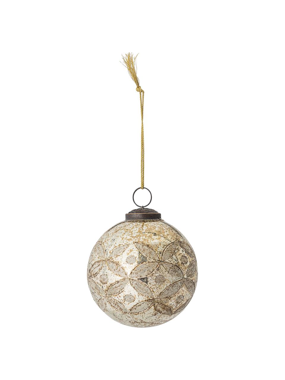 Boule de Noël Kami Ø 10 cm, Beige, Ø 10 cm