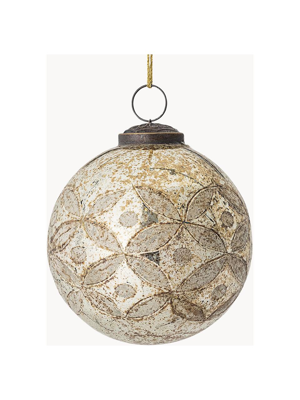 Boule de Noël Kami Ø 10 cm, Beige, Ø 10 cm