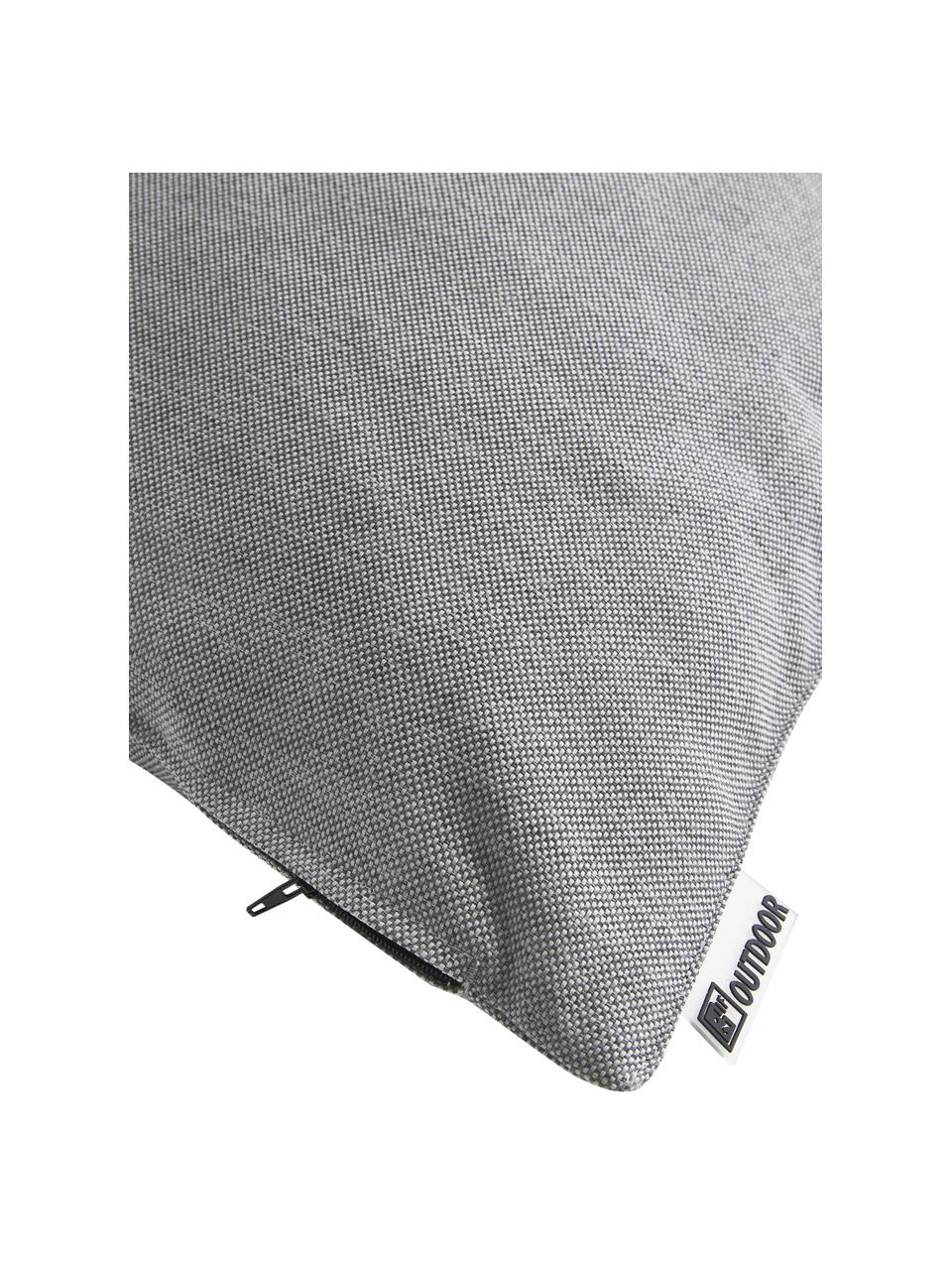 Outdoor-Kissen Olef in Grau, 100 % Baumwolle, Grau, B 45 x L 45 cm