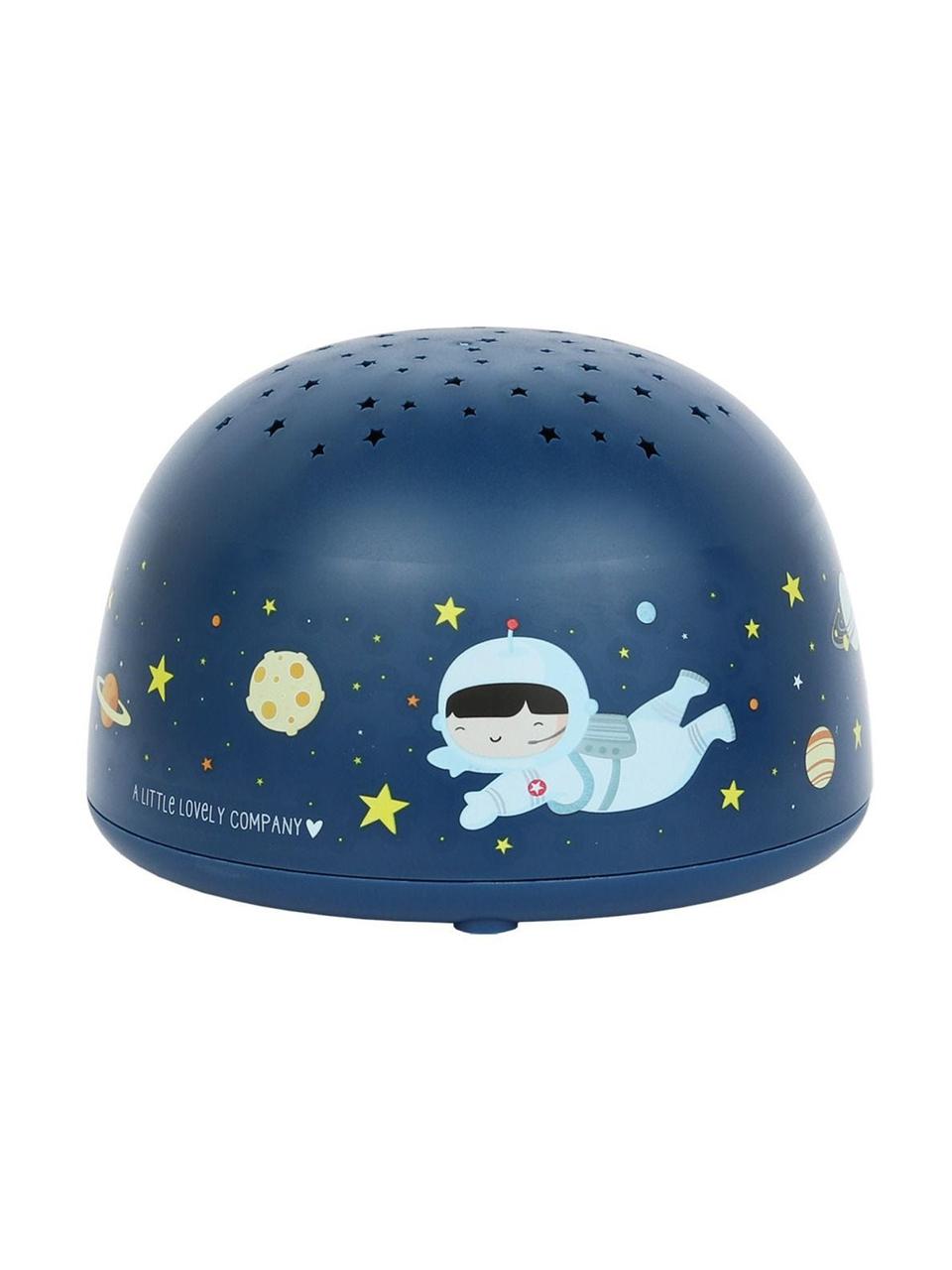 Dekorativní LED svítidlo s časovačem Space, Umělá hmota (ABS), Tmavě modrá, více barev, Ø 14 cm, V 9 cm