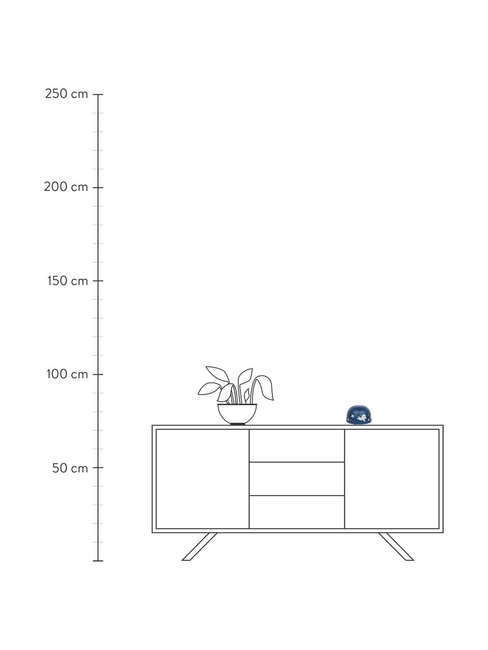 Lampa dekoracyjna LED z funkcją timera Space, Tworzywo sztuczne (ABS), Niebieski, Ø 14 x W 9 cm