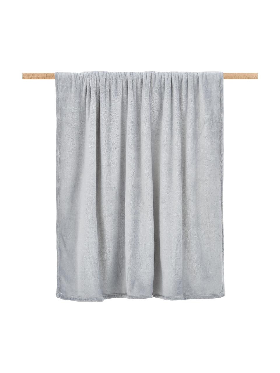 Kuscheldecke Doudou in Grau, 100% Polyester, Grau, B 130 x L 160 cm