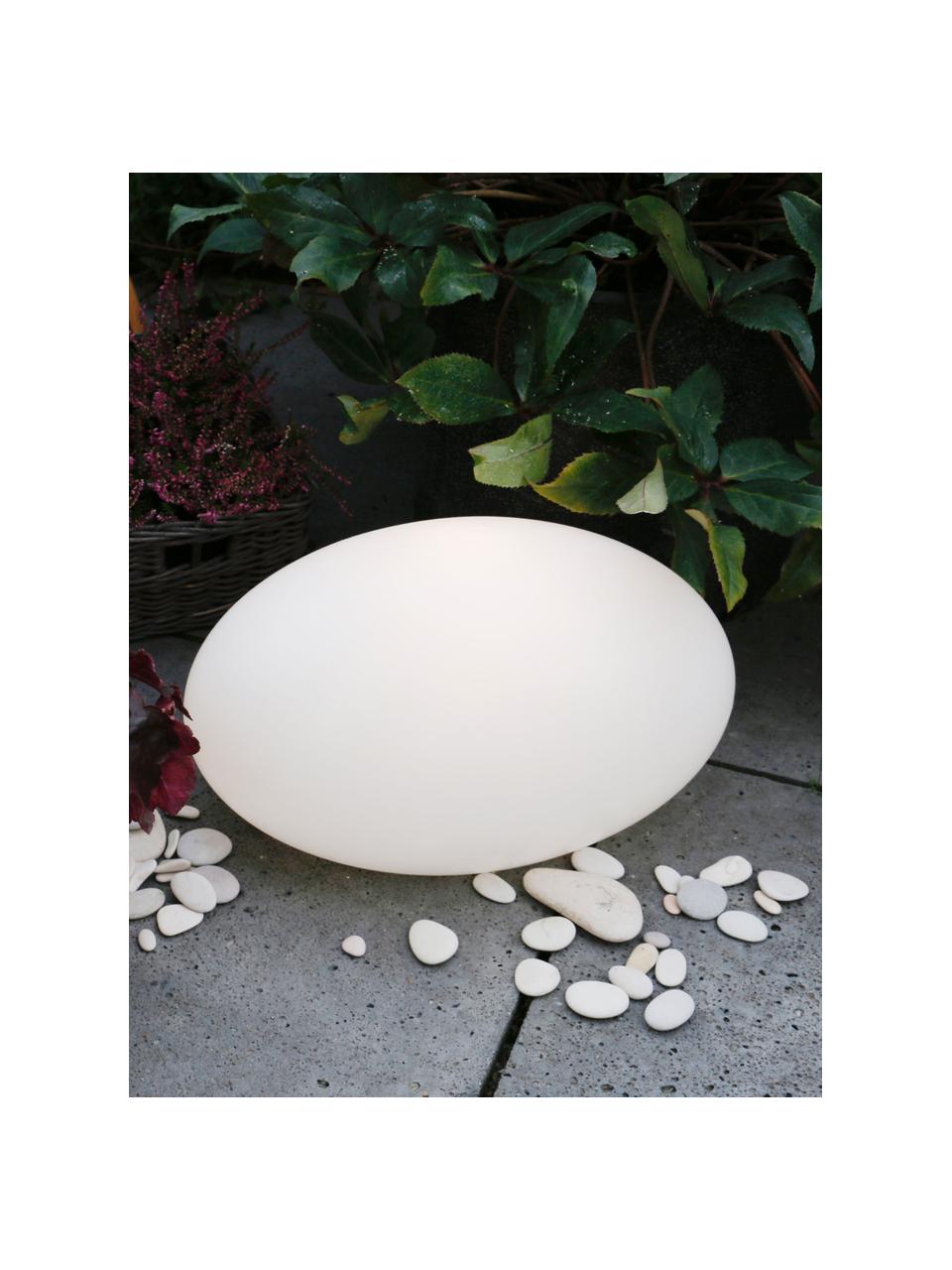 Lámpara de exterior Shining Eye, Plástico (polietileno), Blanco, An 42 x Al 24 cm